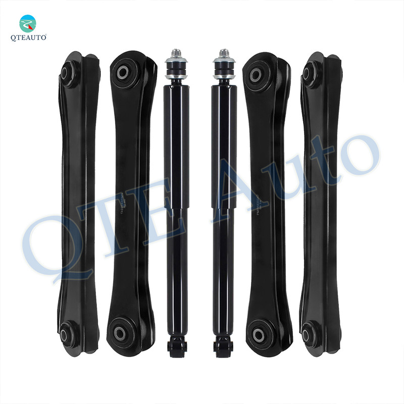 Set of 6 Front Upper and Lower Control Arm-Shock Absorber For 2000-2002 Dodge RAM 2500