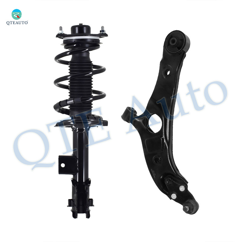 Front Left Lower Control Arm Ball Joint-Quick Complete Strut-Coil Spring Assembly For 2012-2014 Hyundai Sonata