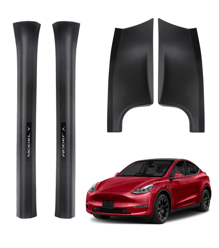 Door Sill Protector Threshold Strips For 2020-2025 Tesla Y