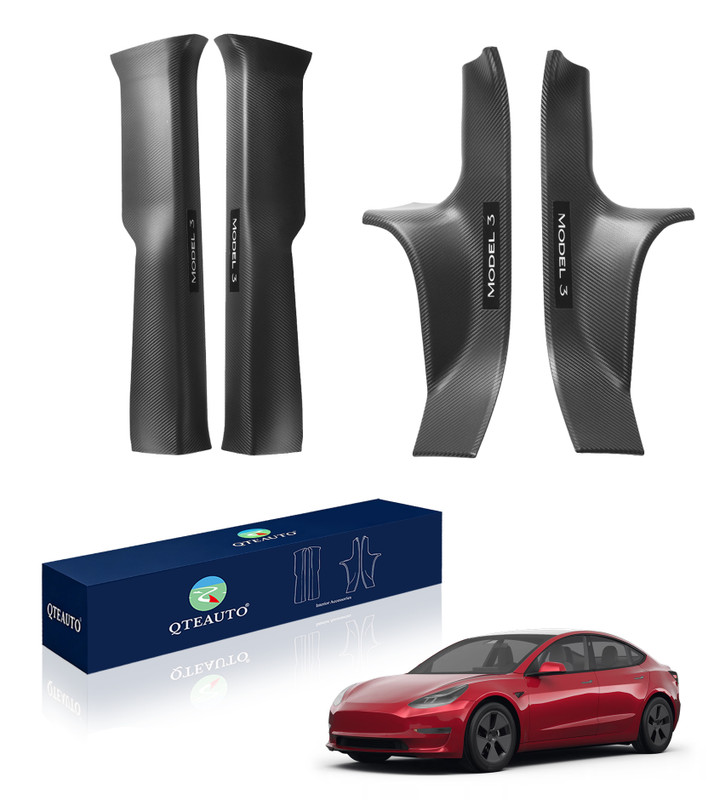 Refresh Edition Door Sill Threshold Strips For 2023-2025 Tesla 3