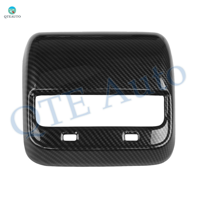 Rear Air Vent Frame For 2017-2023 Tesla 3 Glossy Carbon Fiber Except Highland