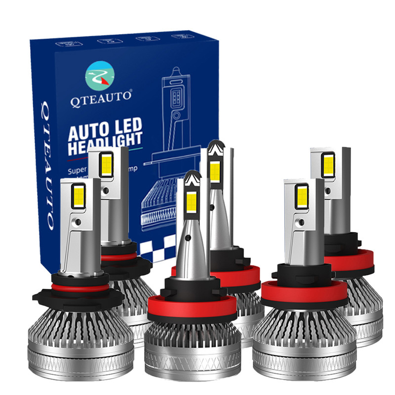 6 9005/HB3/H10 H8/H9/H11 LED Super Bright Daytime Running High Beam Low Beam 140W, 12V, Color Temperature 6000K, Lifespan 30,000 hours, Waterproof rate IP68, -15c~105c For 2016-2018 Mazda CX-3