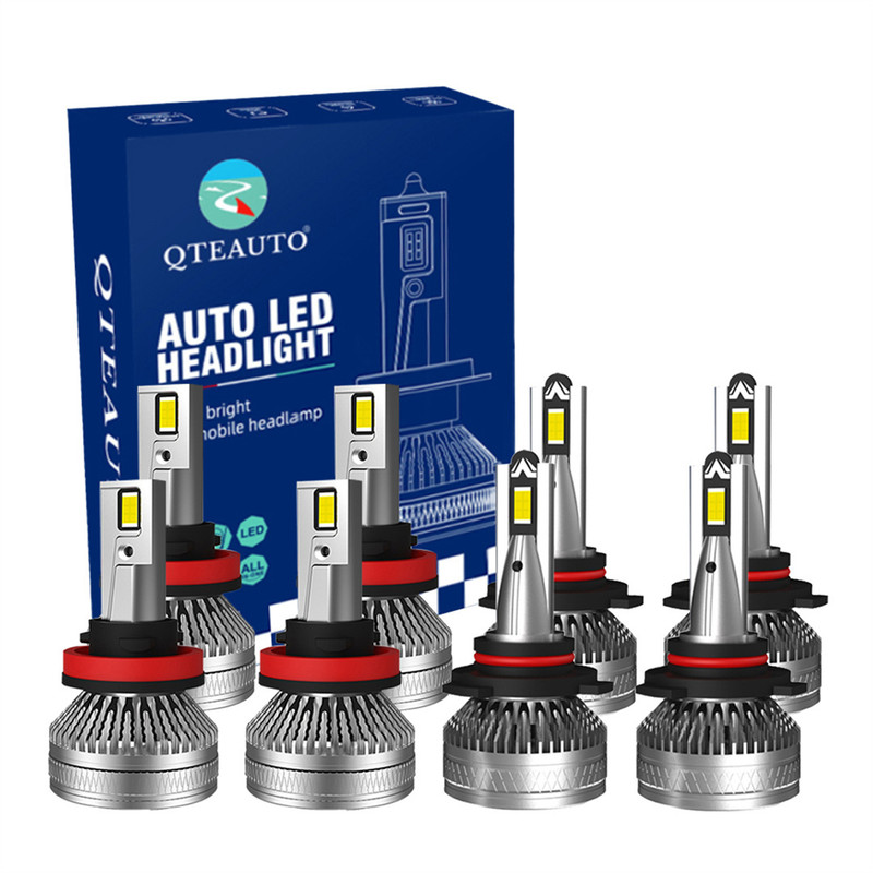 Set 8 9005/HB3/H10 H8/H9/H11 LED Bulb Daytime Running High Beam Low Beam Fog Light 140W, 12V, Color Temperature 6000K, 30,000 hours, Waterproof rate IP68, -15c~105c For 2006-2015 Honda Pilot