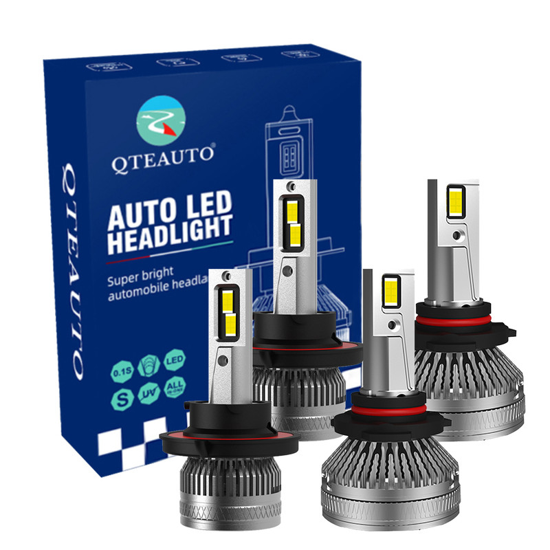 Set of 4 9007/HB5 9006/HB4 LED Super Bright High Beam Low Beam Fog Light 140W, 12V, 6000K, 30,000 hours, Waterproof rate IP68, Operating Temperature -15c~105c For 1997 1998 Ford Expedition