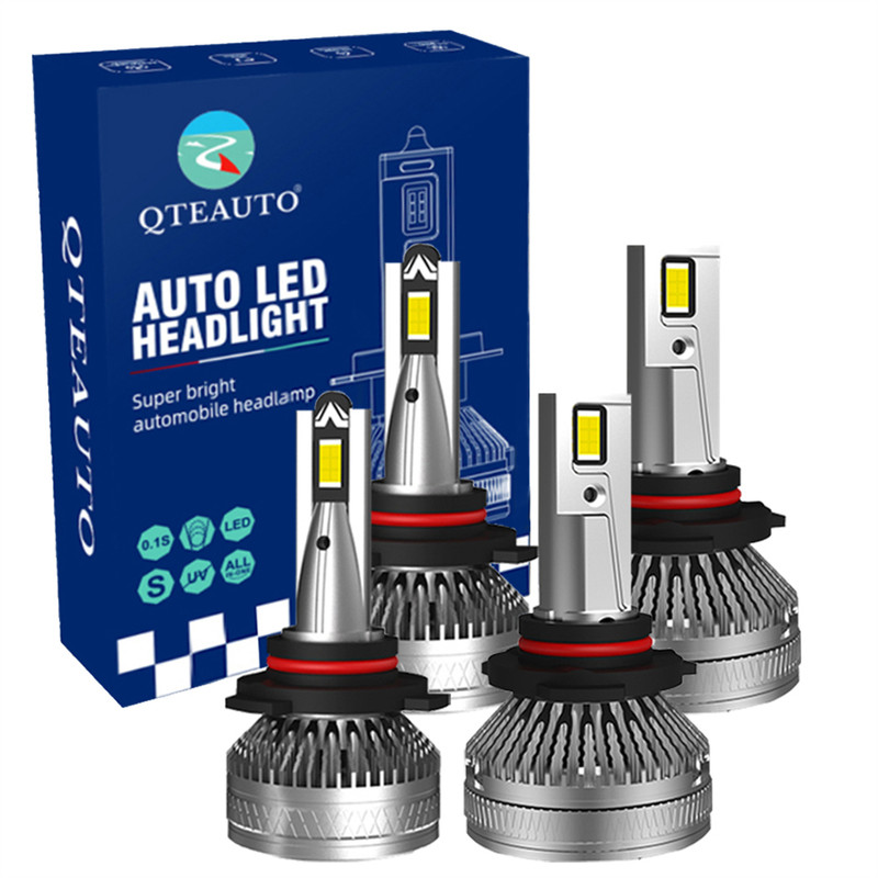 Set of 4 9005/HB3/H10 9006/HB4 LED Super Bright High Beam Low Beam, 12V, Color Temperature 6000K, Lifespan 30,000 hours, Waterproof rate IP68, -15c~105c For 1992-1997 Mercury Grand Marquis