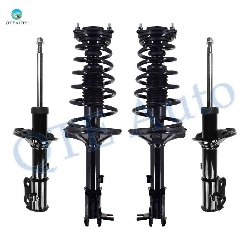 Set of 4 Front Strut-Rear Quick Complete Strut-Coil Spring For 2000-2002 Hyundai Accent