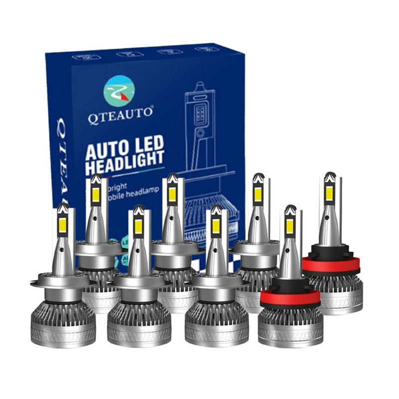 Set of 8 H7 H8/H9/H11 LED Bulb Super Bright Daytime Running High Beam Low Beam Fog Light 140W, 12V, Color Temperature 6000K, Lifespan 30,000 hours, IP68, -15c~105c For 2007 2008 BMW 335I