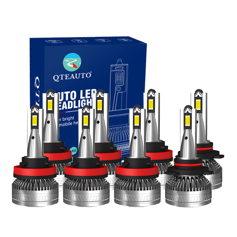 Set of 8 H8/H9/H11 9005/HB3/H10 LED Super Bright High Beam Low Beam Daytime Running Fog Light, 12V, 6000K, Lifespan 30,000 hours, Waterproof rate IP68, -15c~105c For 2013-2016 Buick Encore