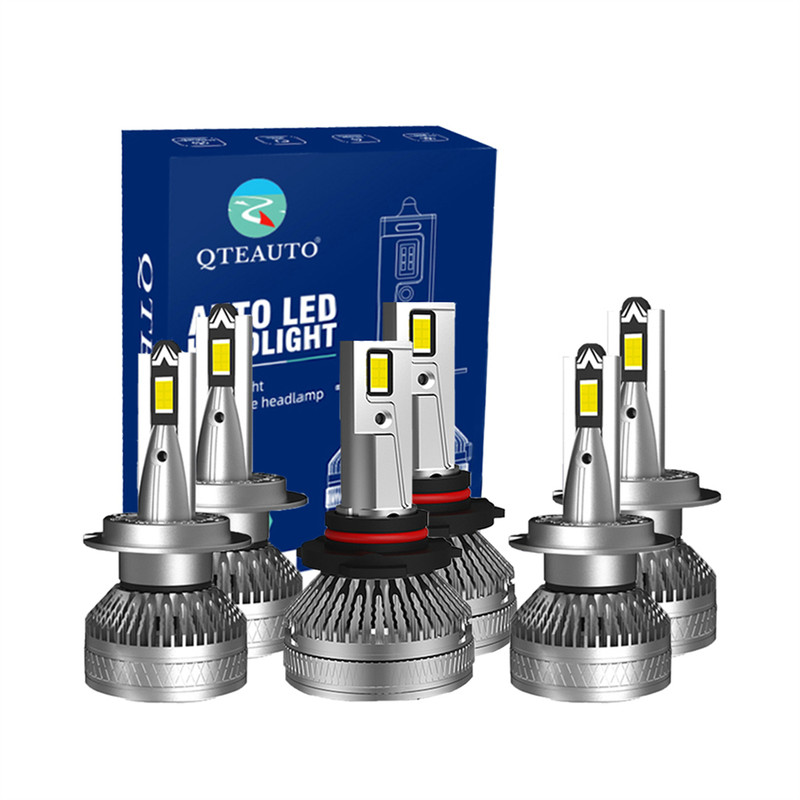 Set of 6 H7 9006/HB4 LED Bulb Super Bright High Beam Low Beam Fog Light 140W, Voltage 12V, 6000K, Lifespan 30,000 hours, Waterproof rate IP68, -15c~105c For 2001-2005 BMW 320I