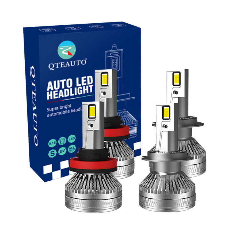 Set of 4 H7 H8/H9/H11 LED Bulb Super Bright High Beam Fog Light 140W, 12V, Color Temperature 6000K, Lifespan 30,000 hours, IP68, Operating Temperature -15c~105c For 2011-2013 Hyundai Equus
