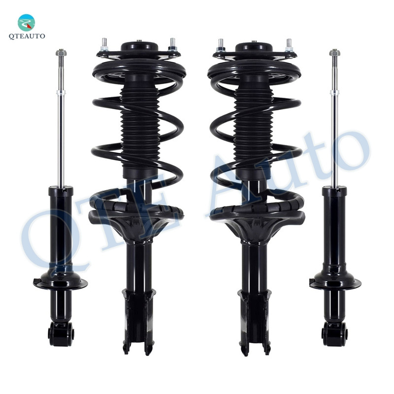 Set of 4 Front Quick Complete Strut-Coil Spring-Rear Strut For 2004-2006 Mitsubishi Lancer Ralliart