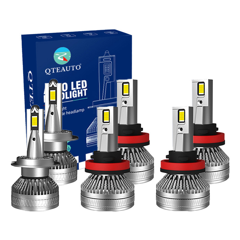 Set of 6 H7 H8/H9/H11 Super Bright LED Bulb High Beam Low Beam Fog Light 140W, 12V, Color Temperature 6000K, Lifespan 30,000 hours, Waterproof rate IP68, -15c~105c For 2006-2008 Audi A3