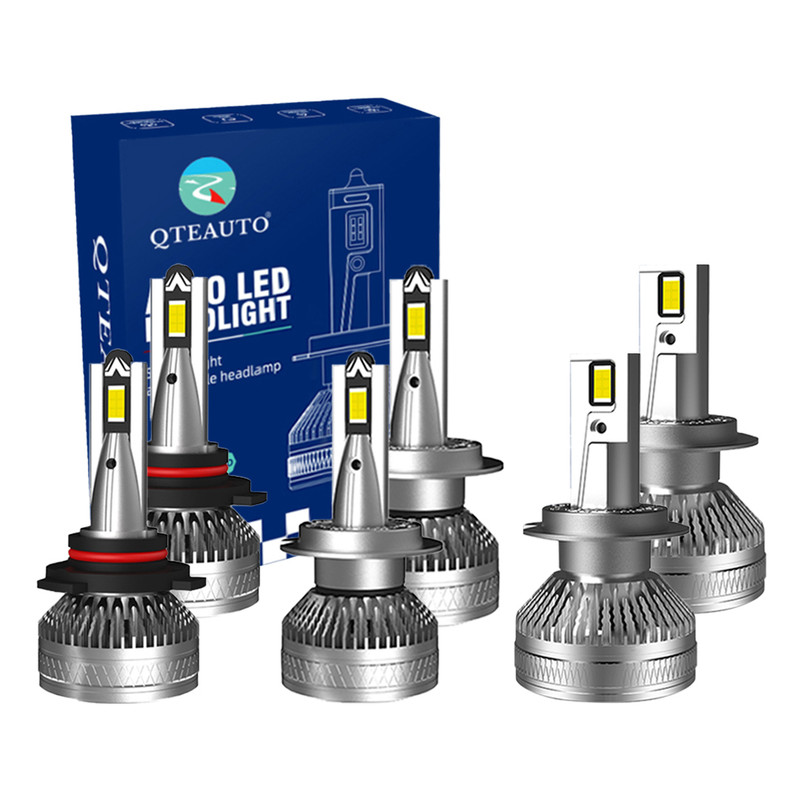 Set of 6 9005/HB3/H10 H7 LED Bulb Super Bright High Beam Fog Light 12V 140W, Color Temperature 6000K, Lifespan 30,000 hours, Waterproof rate IP68, Operating Temperature -15c~105c