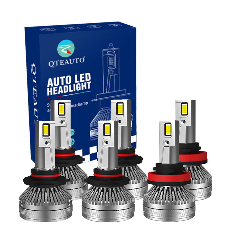 Set of 6 9005/HB3/H10 9006/HB4 H8/H9/H11 LED Bulb High Beam Low Beam Fog Light 140W, Voltage 12V, 6000K, Lifespan 30,000 hours, Waterproof rate IP68, -15c~105c For 2011-2015 Nissan Armada