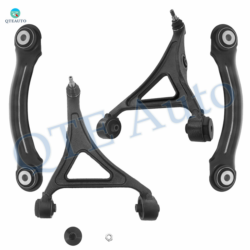 Set of 4 Front Lower Control Arm Ball Joint-Rear Upper Forward Control Arm For 2005-2008 Dodge Magnum