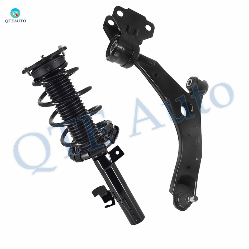 Front Right Lower Control Arm Ball Joint-Quick Complete Strut-Coil Spring Assembly For 2010-2013 Mazda 3