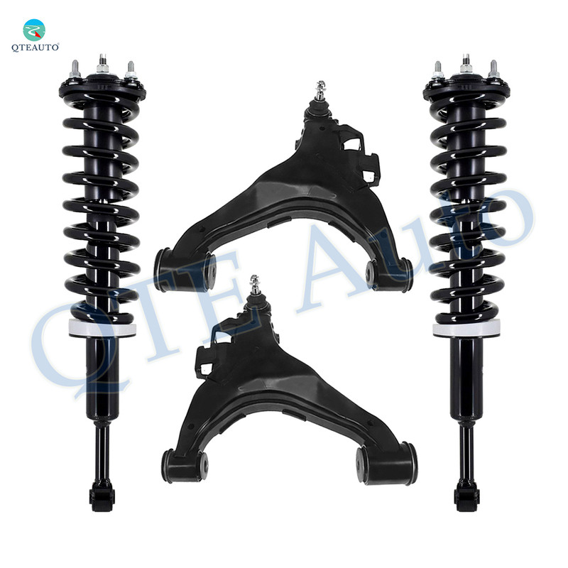 Set of 4 Front Lower Control Arm Ball Joint-Quick Complete Strut-Coil Spring Assembly For 2007-2021 Toyota Tundra