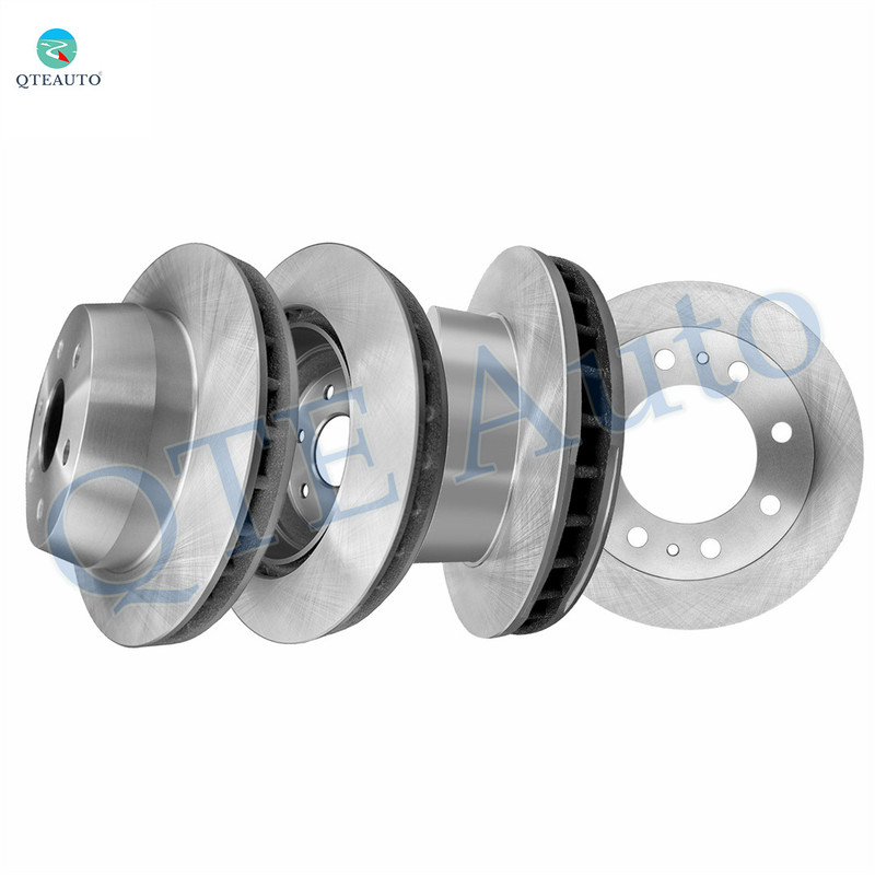 Set of 4 Front 325mm-Rear 330.2mm Brake Disc Rotors For 2001 Chevrolet Silverado 1500