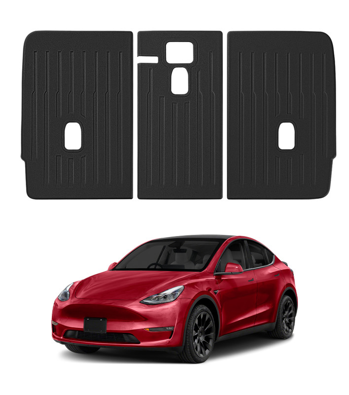 Rear Trunk Seat Back Mats Cover To 2020-2025 Tesla Y