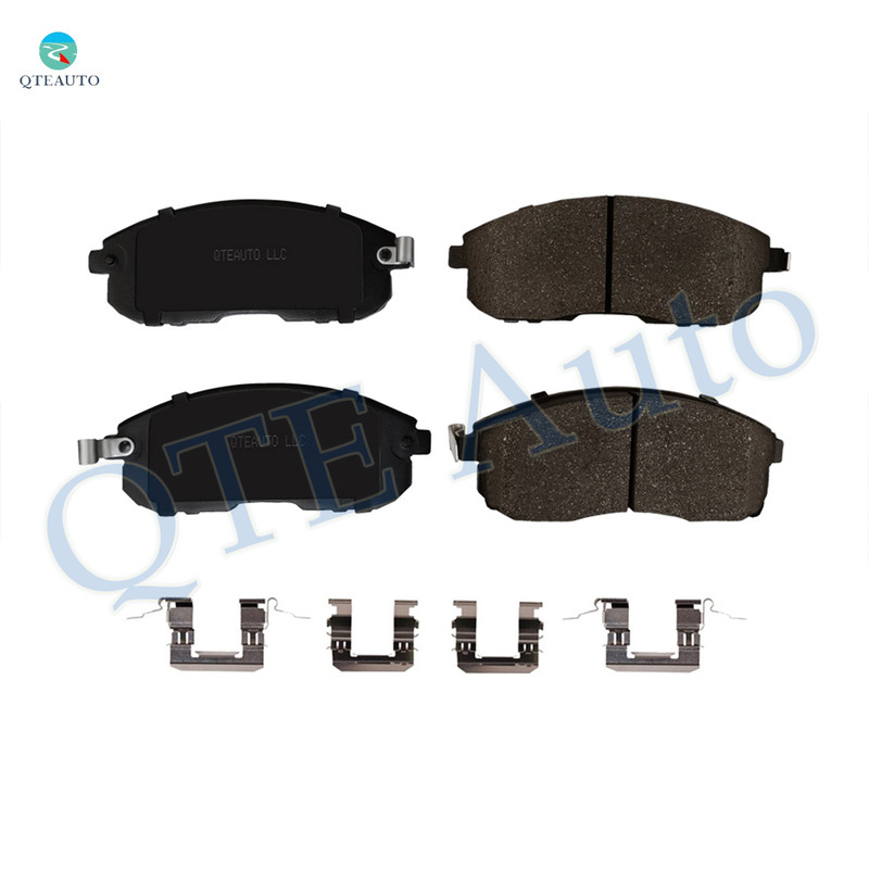 Front Brake Pads For 07-19 Nissan Sentra, 07-12 Versa, 02-13 Altima, 09-14 Cube, 11-17 Juke, 00-03 Maxima, 03-05 Infiniti G35, 00 01 I30, 02-04 I35, 03-05 350Z, Set of 4 Ceramic Brakes Pads