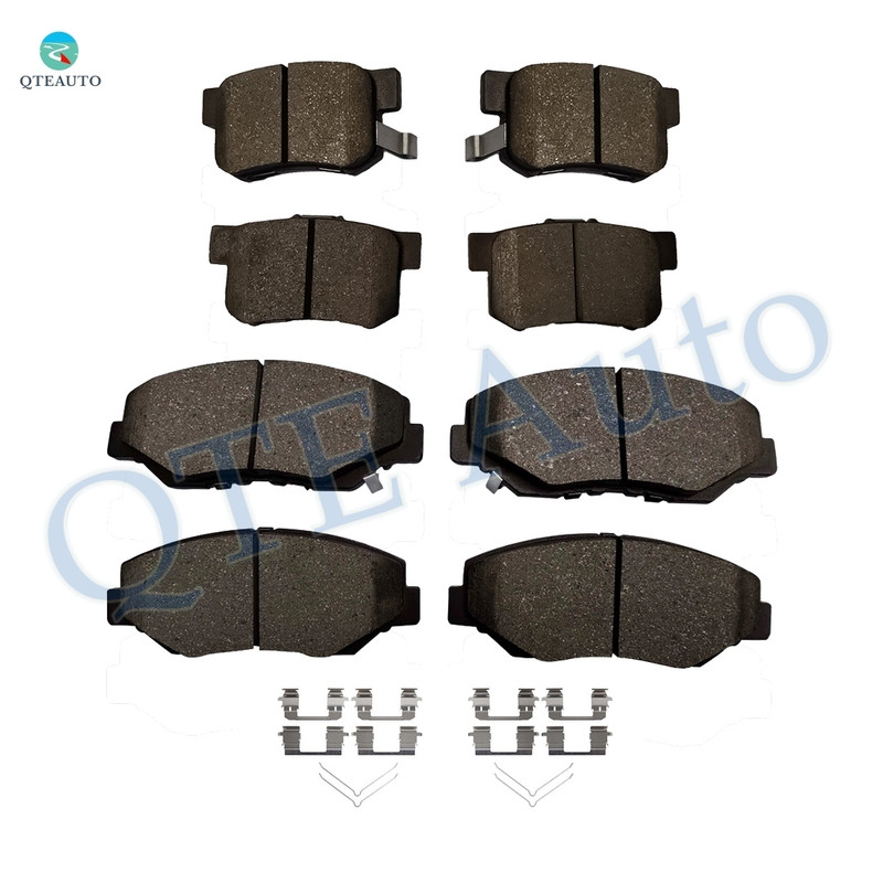 Front Rear Brake Pads for 2003-2007 Honda Accord, 2012-2015 Honda Civic, 2013-2015 Acura ILX, Set of 8 Ceramic Brakes Pads