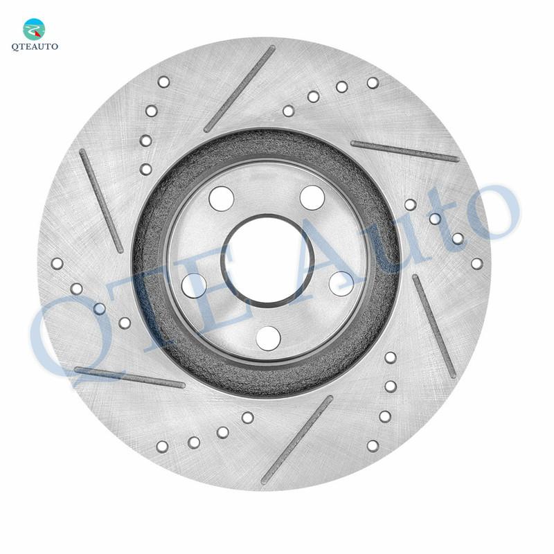 Front Drilled Brake Rotors For 2003-2008 Toyota Corolla/Matrix, 2005-2010 Scion TC, 2000-2005 Toyota Celica, 2003-2008 Pontiac Vibe, 275mm Automotive Replacement Brake Rotors 