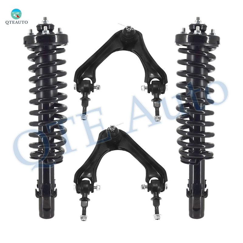 Set of 4 Front Upper Control Arm Ball Joint-Quick Complete Strut-Coil Spring Assembly For 1996-1998 Isuzu Oasis Set of 4 Front Upper Control Arm Ball Joint-Quick Complete Strut-Coil Spring Assembly For 1996-1998 Isuzu Oasis