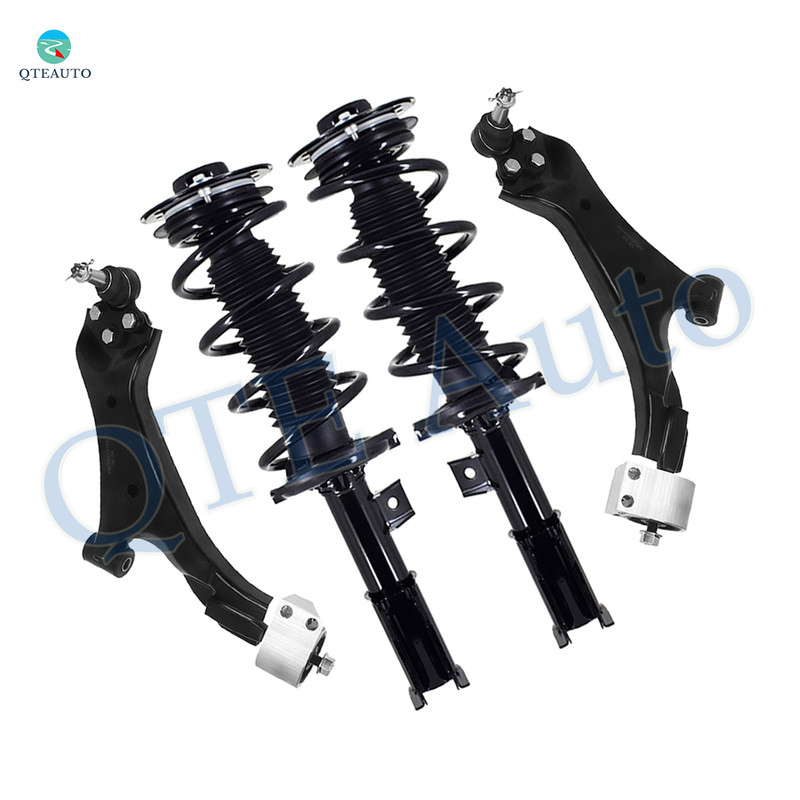 Set of 4 Front Lower Control Arm Ball Joint-Quick Complete Strut-Coil Spring Assembly For 2010-2017 Chevrolet Equinox w/o 19" Wheels Set of 4 Front Lower Control Arm Ball Joint-Quick Complete Strut-Coil Spring Assembly For 2010-2017 Chevrolet Equinox w/o 19" Wheels
