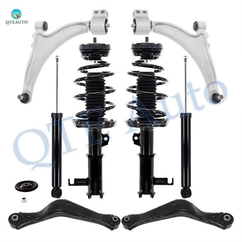Set of 8 Front Lower Control Arm Ball Joint-Quick Complete Strut-Coil Spring Assembly-Rear Upper Control Arm-Shock Absorber For 2016 Chevrolet Malibu Limited Set of 8 Front Lower Control Arm Ball Joint-Quick Complete Strut-Coil Spring Assembly-Rear Upper Control Arm-Shock Absorber For 2016 Chevrolet Malibu Limited