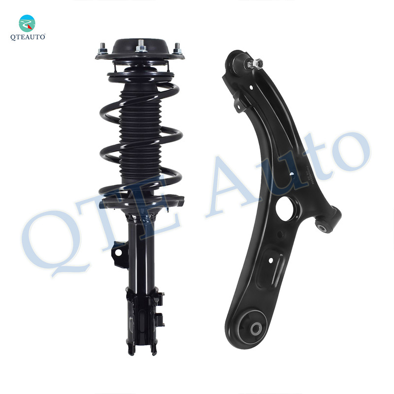 Front Left Lower Control Arm Ball Joint-Quick Complete Strut-Coil Spring Assembly For 2011-2016 Hyundai Elantra