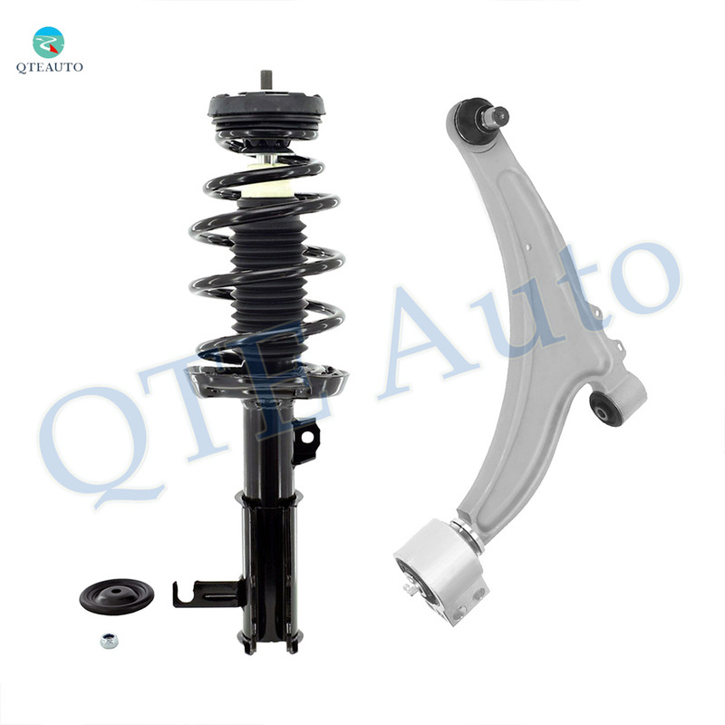 Front Left Lower Control Arm Ball Joint-Quick Complete Strut-Coil Spring Assembly For 2013-2015 Chevrolet Malibu