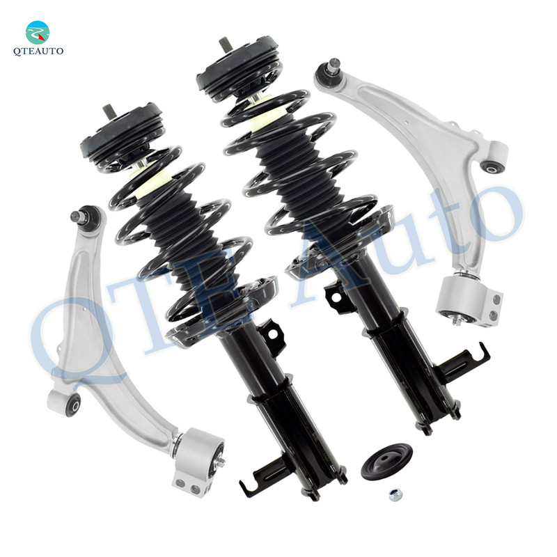 Set of 4 Front Lower Control Arm Ball Joint-Quick Complete Strut-Coil Spring Assembly For 2013-2015 Chevrolet Malibu Set of 4 Front Lower Control Arm Ball Joint-Quick Complete Strut-Coil Spring Assembly For 2013-2015 Chevrolet Malibu