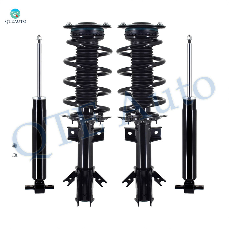 Set 4 Front Quick Complete Strut-Coil Spring-Rear Shock For 2015-2021 Ford Edge