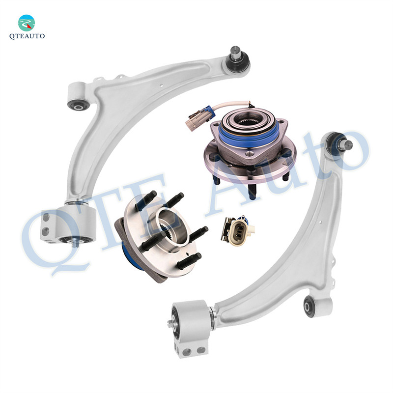 Set of 4 Front Lower Control Arm Ball Joint-Wheel Hub Bearing Assembly For 2010 Buick Allure
