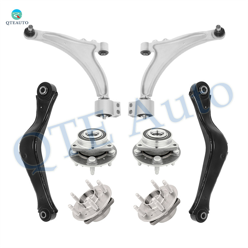 Set of 8 Front Lower Control Arm Ball Joint-Wheel Hub Bearing Assembly-Rear Upper Control Arm-Wheel Hub Bearing Assembly For 2013-2015 Chevrolet Malibu