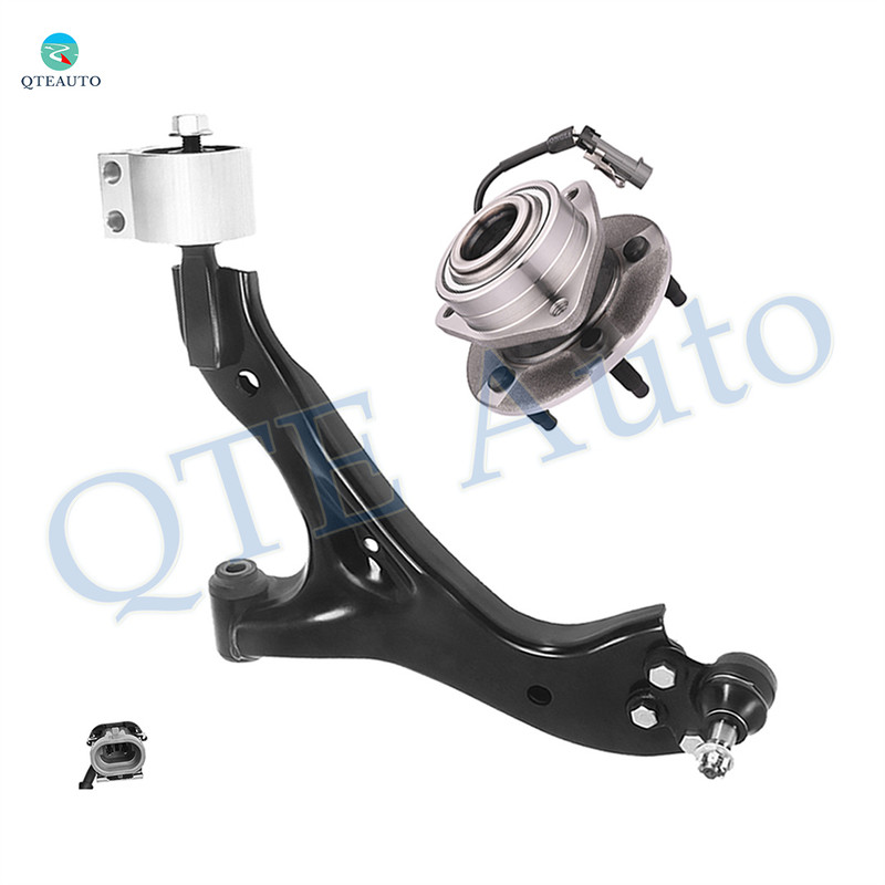 Front Left Lower Control Arm Ball Joint-Wheel Hub Bearing Assembly For 2005 2006 Chevrolet Equinox