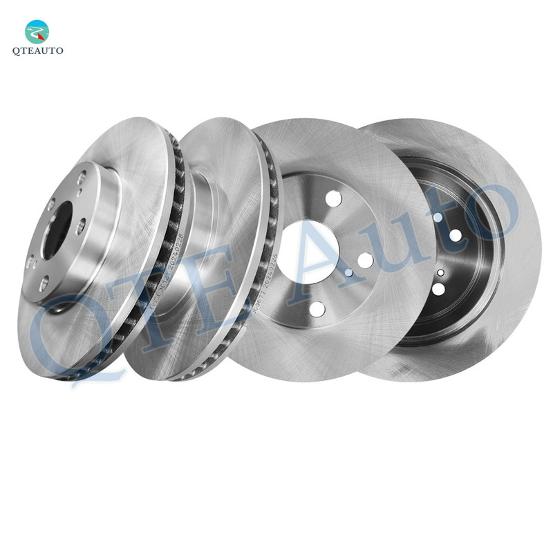 Set of 4 Front 275mm-Rear 269mmr Brake Disc Rotors Replacement For 2002-2006 Toyota Camry