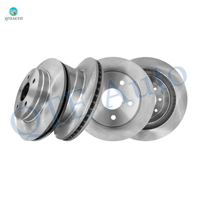 Set of 4 Front 336mm-Rear 352.5mm Brake Disc Rotors Replacement For 2006-2008 Dodge RAM 1500