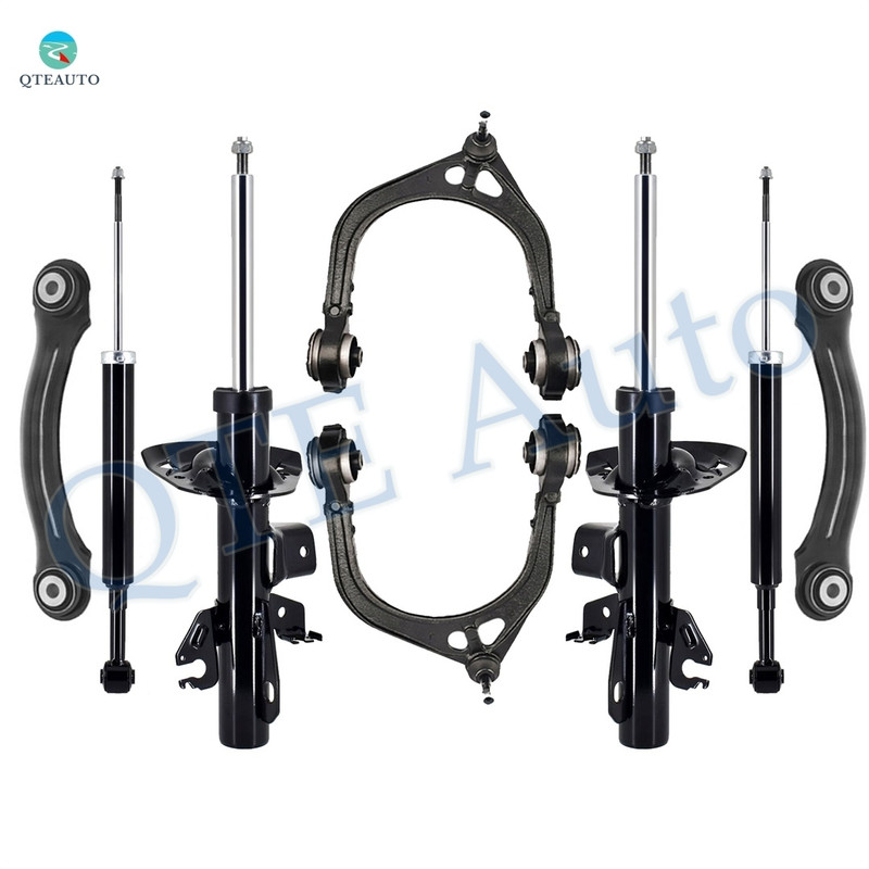 Set of 8 Front Upper Control Arm Ball Joint-Suspension Strut Assembly-Rear Upper Forward Control Arm-Shock Absorber For 2016 Chrysler 300 Monotube