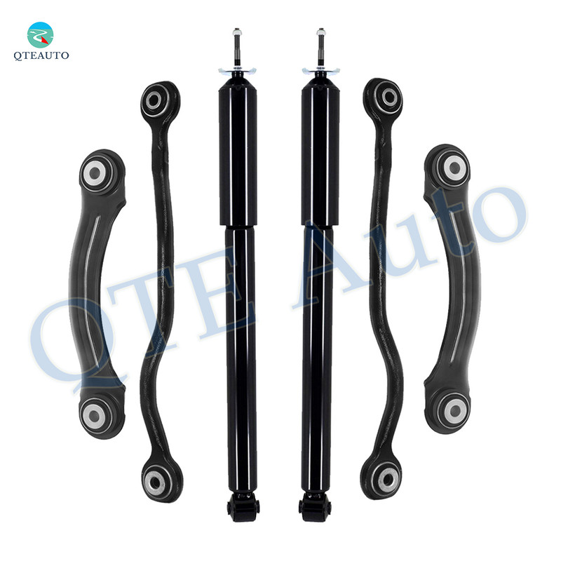 Set of 6 Rear Lower Rearward-Upper Forward Control Arm-Shock Absorber For 2005-2010 Chrysler 300