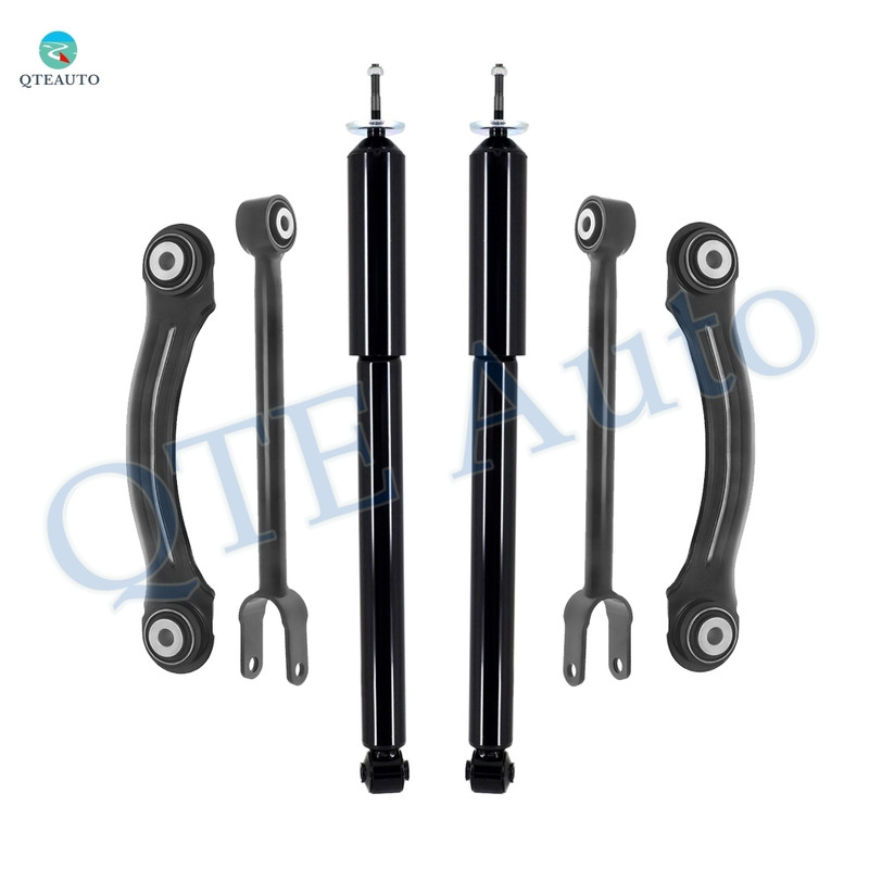 Set of 6 Rear Lower Forward-Upper Forward Control Arm-Shock Absorber For 2005-2008 Dodge Magnum w/o Police Package