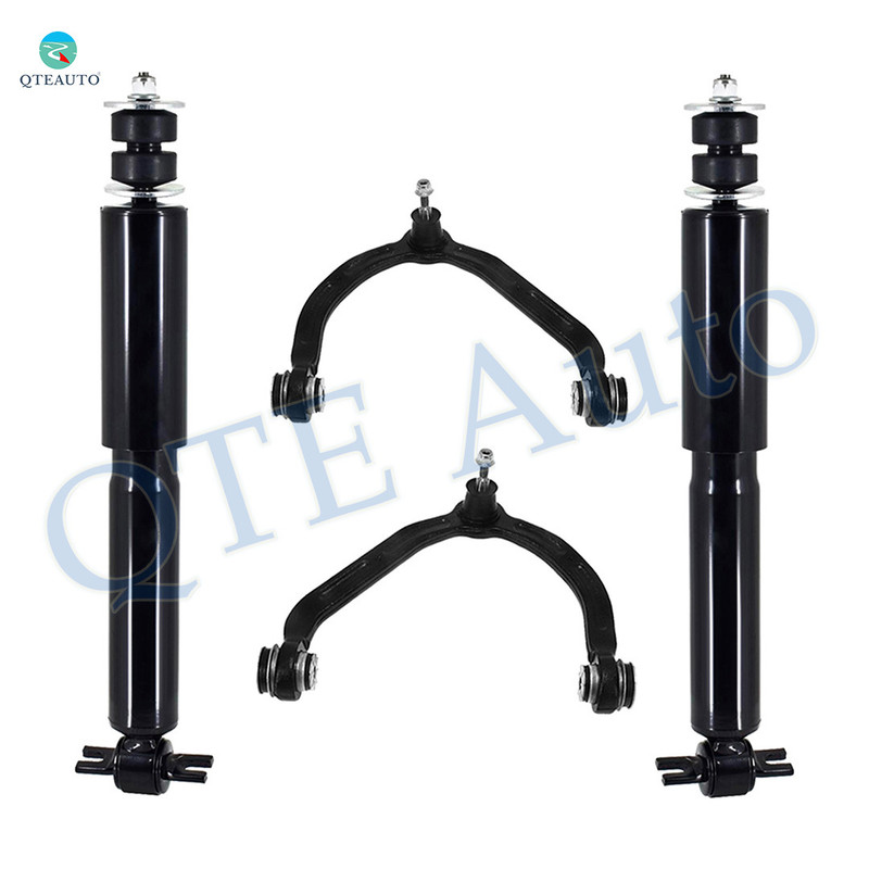 Set of 4 Front Upper Control Arm Ball Joint-Shock Absorber For 2009-2018 GMC Savana 4500