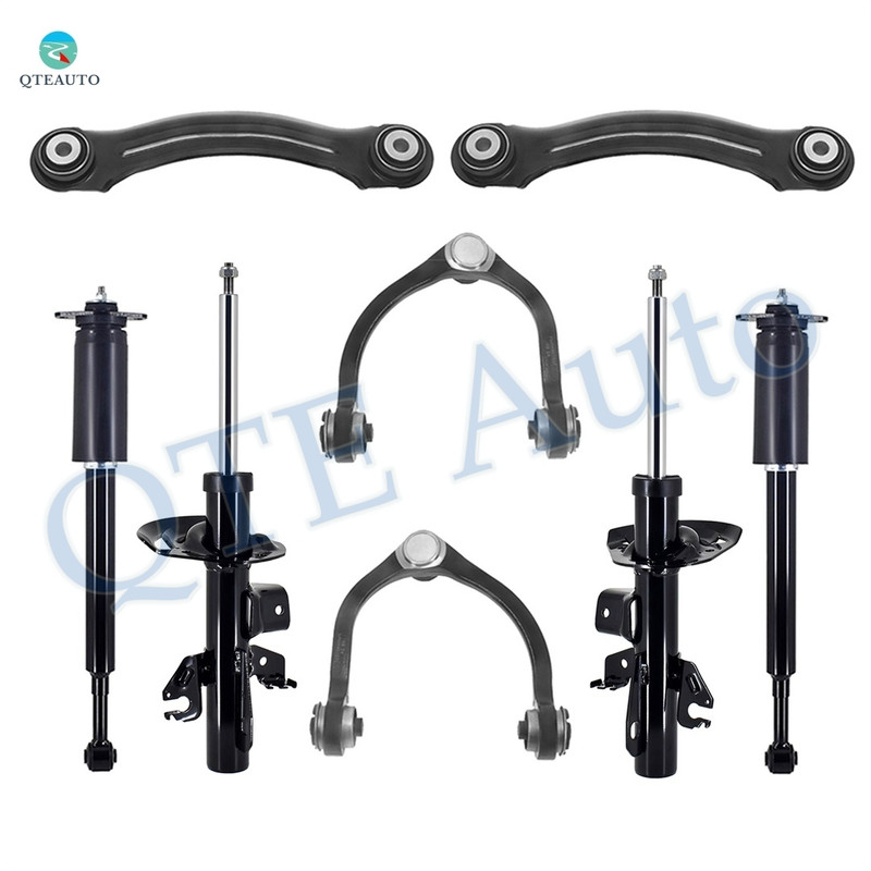Set of 8 Front Upper Control Arm Ball Joint-Suspension Strut Assembly-Rear Upper Forward Control Arm-Complete Shock Absorber Kit For 2016 Chrysler 300