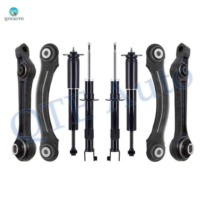 Set of 8 Front Lower Rearward Control Arm-Suspension Strut Assembly-Rear Upper Forward Control Arm-Shock Absorber For 2005-2010 Chrysler 300 RWD