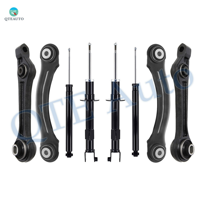 Set of 8 Front Lower Rearward Control Arm-Suspension Strut Assembly-Rear Upper Forward Control Arm-Shock Absorber For 2005-2010 Chrysler 300