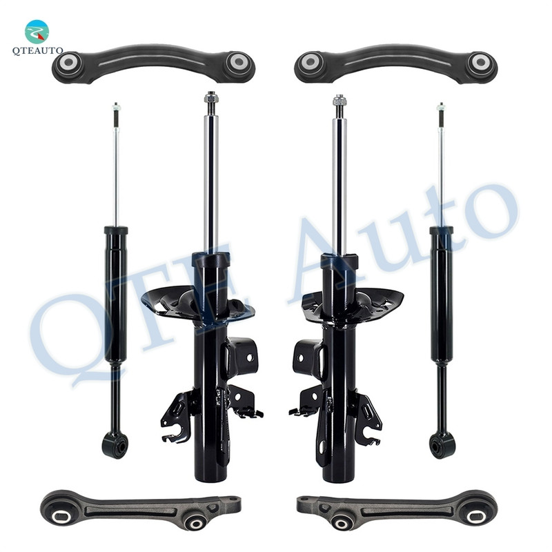Set of 8 Front Lower Rearward Control Arm-Suspension Strut Assembly-Rear Upper Forward Control Arm-Shock Absorber For 2016 Chrysler 300 Set of 8 Front Lower Rearward Control Arm-Suspension Strut Assembly-Rear Upper Forward Control Arm-Shock Absorber For 2016 Chrysler 300