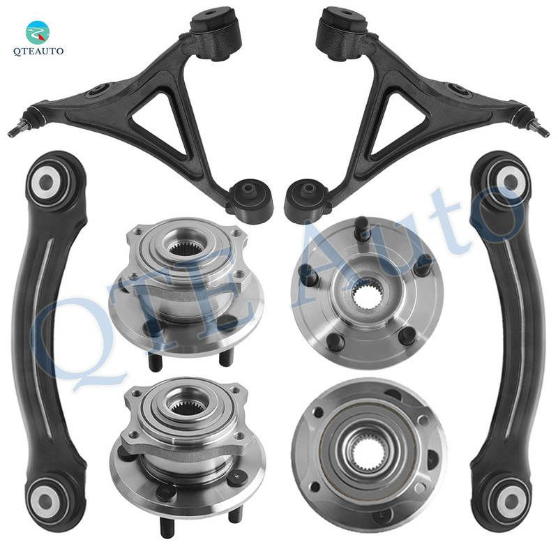 Set of 8 Front Lower Control Arm Ball Joint-Wheel Hub Bearing Assembly-Rear Upper Forward Control Arm-Wheel Hub Bearing Assembly For 2005-2008 Dodge Magnum