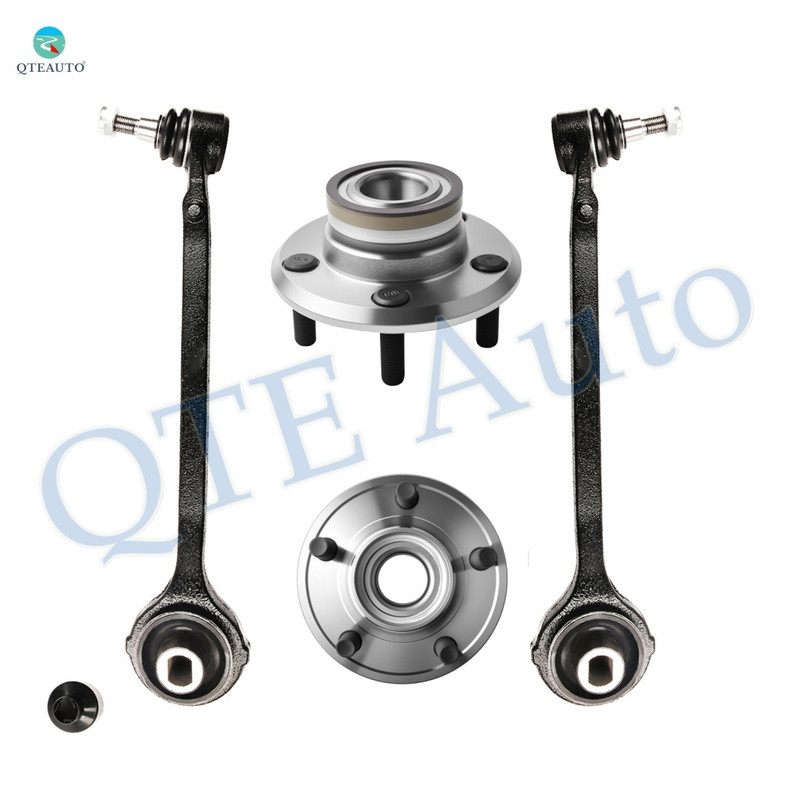 Set of 4 Front Lower Forward Control Arm Ball Joint-Wheel Hub Bearing Assembly For 2006-2010 Chrysler 300