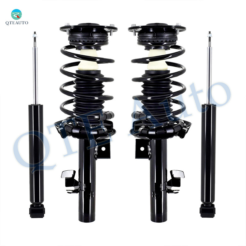 Set 4 Front Quick Complete Strut-Coil Spring-Rear Shock For 2008-2016 Volvo Xc70