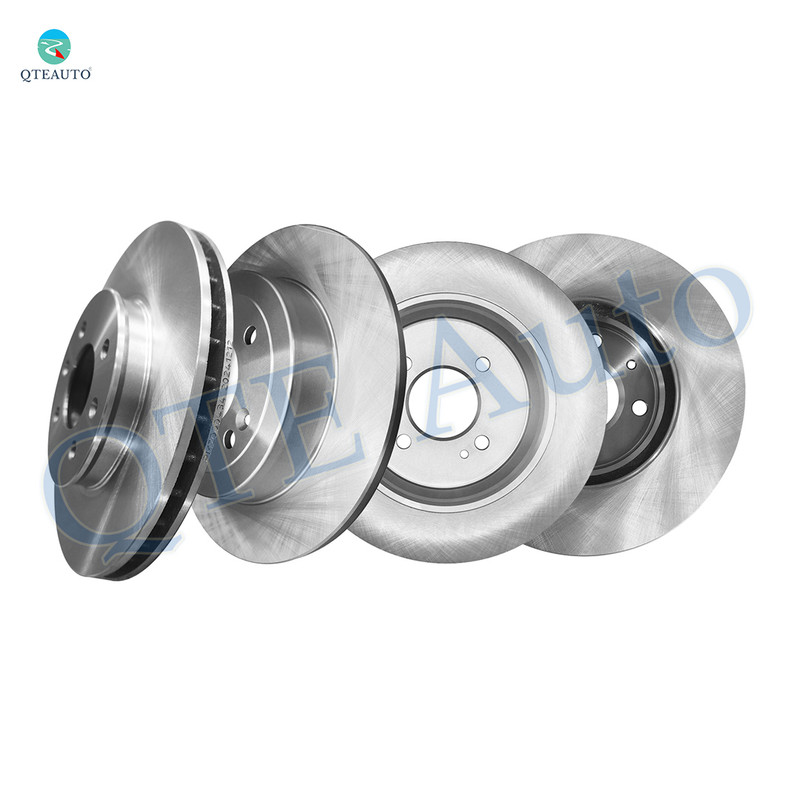 Set of 4 Front 255.8mm-Rear 262mm Brake Disc Rotors For 2012-2017 KIA RIO